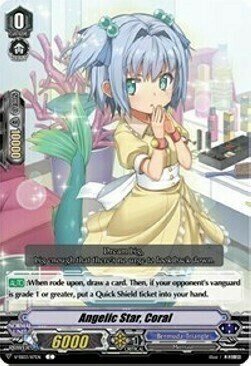 Angelic Star, Coral Card Front