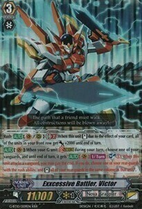 Exxcessive Battler, Victor Card Front