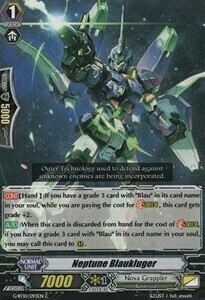 Neptune Blaukluger [G Format] Card Front