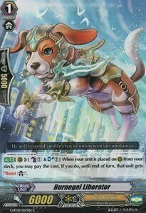 Burnegal Liberator Card Front
