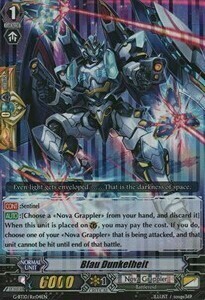 Blau Dunkelheit Card Front