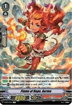 Flame of Hope, Aermo Card Front