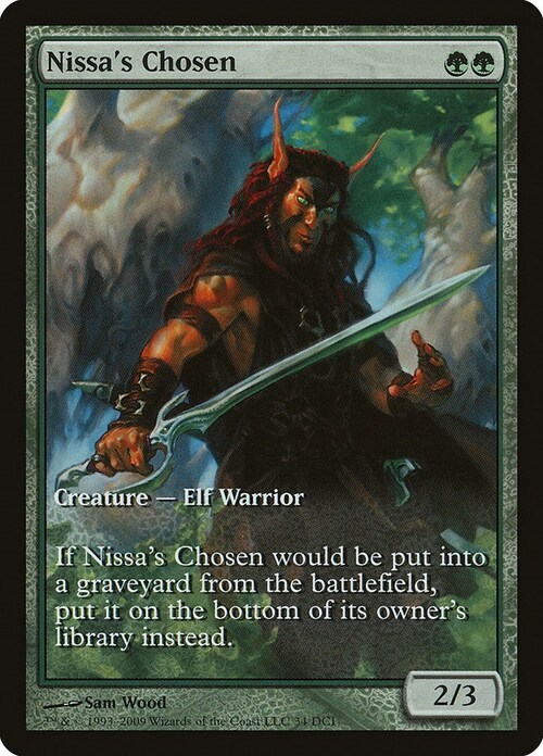 Nissa's Chosen Card Front