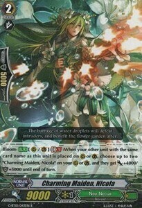 Charming Maiden, Nicola Card Front