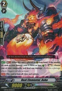 Heat Elemental, Bobo Card Front