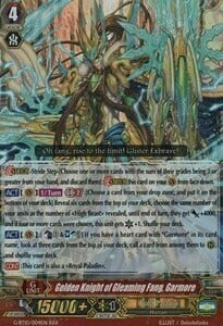 Golden Knight of Gleaming Fang, Garmore Card Front