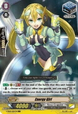 Energy Girl Card Front