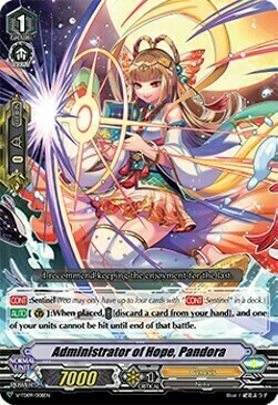 Administrator of Hope, Pandora [V Format] Card Front