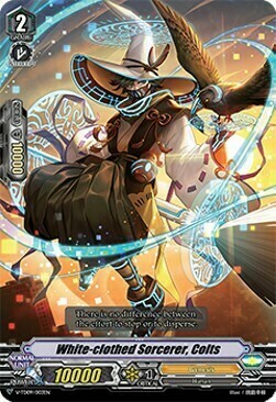 White-clothed Sorcerer, Colts [V Format] Card Front