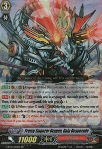 Frenzy Emperor Dragon, Gaia Desperado Card Front