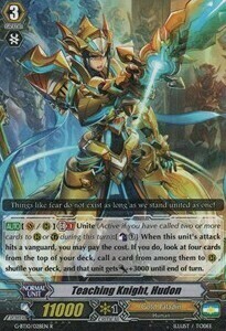 Teaching Knight, Hudon [G Format] Card Front