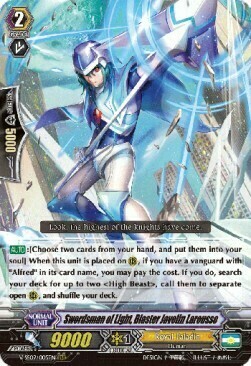 Swordsman of Light, Blaster Javelin Larousse Card Front