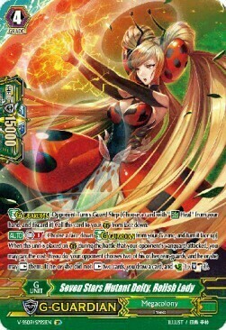 Seven Stars Mutant Deity, Relish Lady Card Front