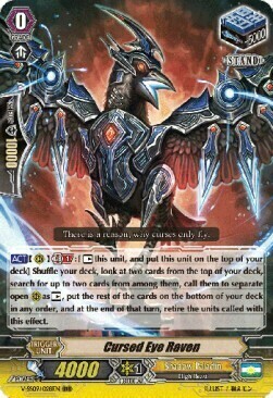 Cursed Eye Raven Card Front