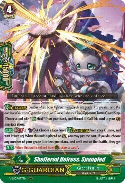 Sheltered Heiress, Spangled Card Front