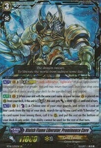 Bluish Flame Liberator, Prominence Core [G Format] Card Front