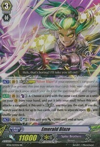 Emerald Blaze Card Front