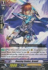 Rousing Seeker, Aremil Card Front