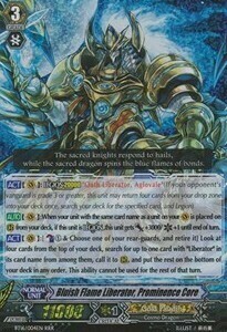 Bluish Flame Liberator, Prominence Core Card Front
