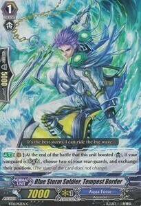 Blue Storm Soldier, Tempest Border [G Format] Frente