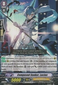 Composed Seeker, Lucius Card Front
