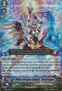 White Dragon Knight, Pendragon [G Format] Card Front