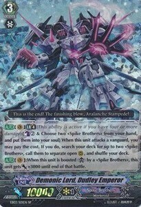 Demonic Lord, Dudley Emperor [G Format] Card Front