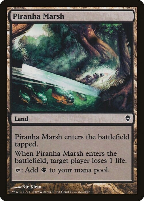 Piranha Marsh Card Front