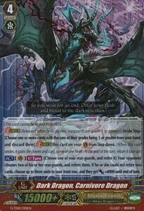 Dark Dragon, Carnivore Dragon Card Front