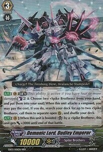 Demonic Lord, Dudley Emperor Card Front