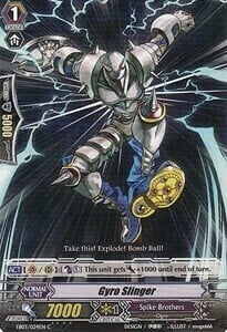 Gyro Slinger Card Front