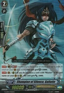 Champion of Silence, Gallatin [G Format] Card Front