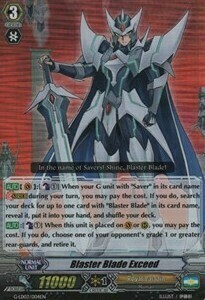 Blaster Blade Exceed Card Front