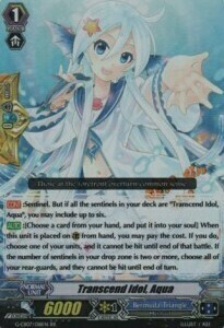 Transcend Idol, Aqua [G Format] Card Front