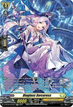 Diaglass Sorceress Card Front