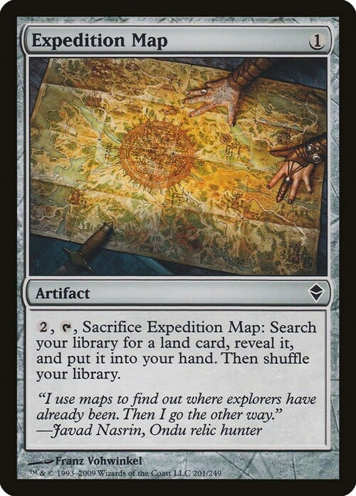 Mappa della Spedizione Card Front