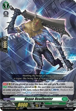 Rogue Headhunter Card Front
