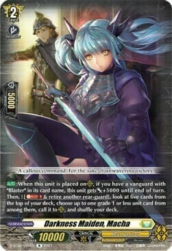 Darkness Maiden, Macha [D Format] Card Front