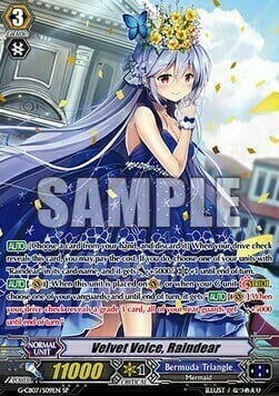 Velvet Voice, Raindear [G Format] Card Front