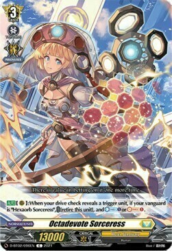 Octadevote Sorceress Card Front
