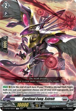 Cardinal Fang, Estrett [D Format] Card Front