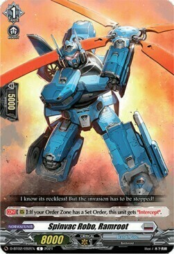 Spinvac Robo, Ramroot [D Format] Card Front