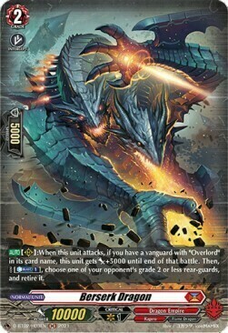 Berserk Dragon Card Front