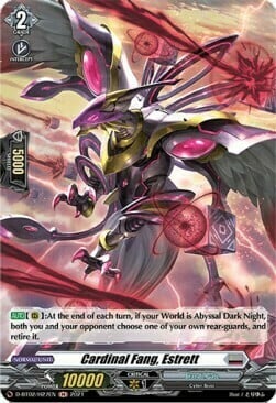 Cardinal Fang, Estrett Card Front