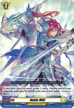 Noble Will [D Format] Frente