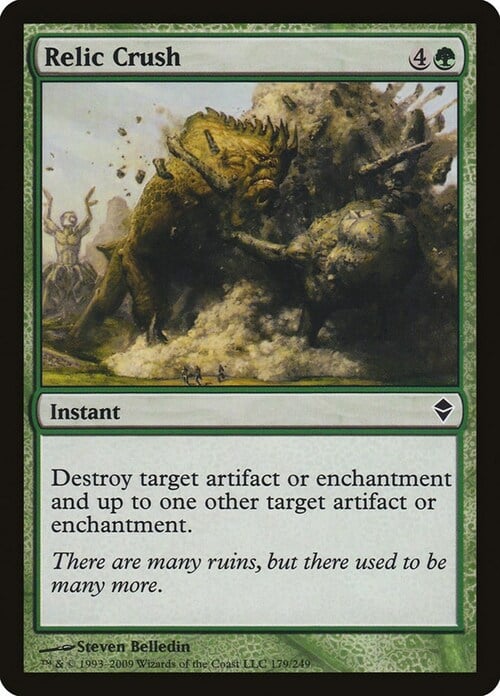 Relic Crush Card Front