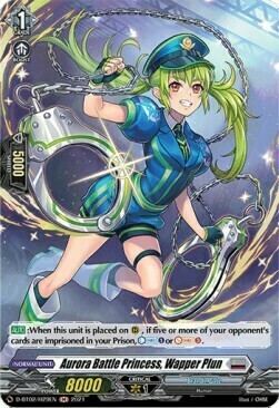 Aurora Battle Princess, Wapper Plun [D Format] Card Front