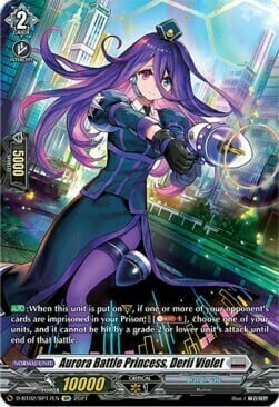 Aurora Battle Princess, Derii Violet Card Front