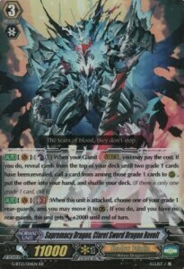 Supremacy Dragon, Claret Sword Dragon Revolt Card Front