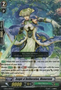 Knight of Deliberation, Memoreem [G Format] Card Front
